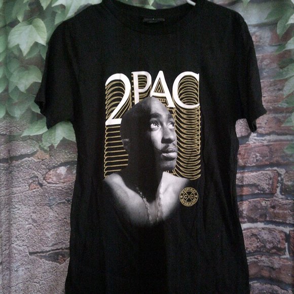 2PAC Black Short Sleeve Tee - Picture 1 of 4